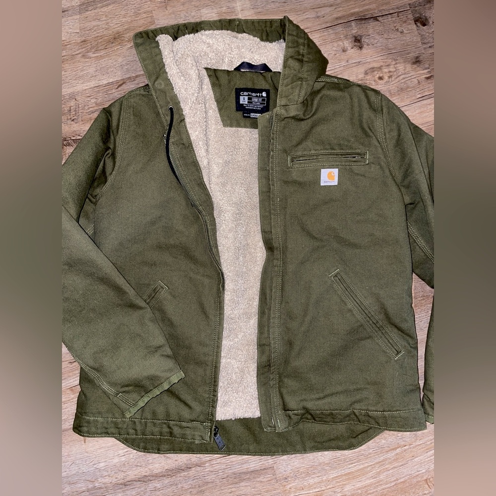 Carhartt Loose Fit Fuzzy Winter Jacket S
